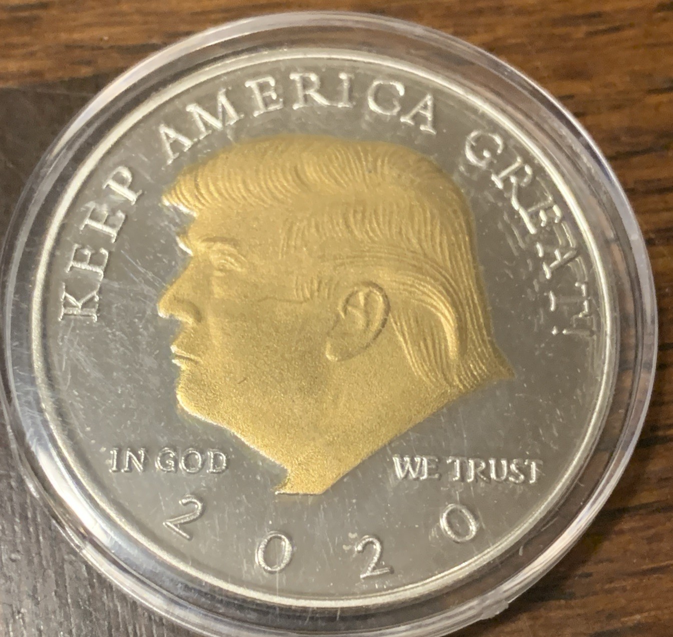 **TRUMP** 2020~SILVER/GOLD Plated~Coins~45th President **KEEP AMERICA GREAT**