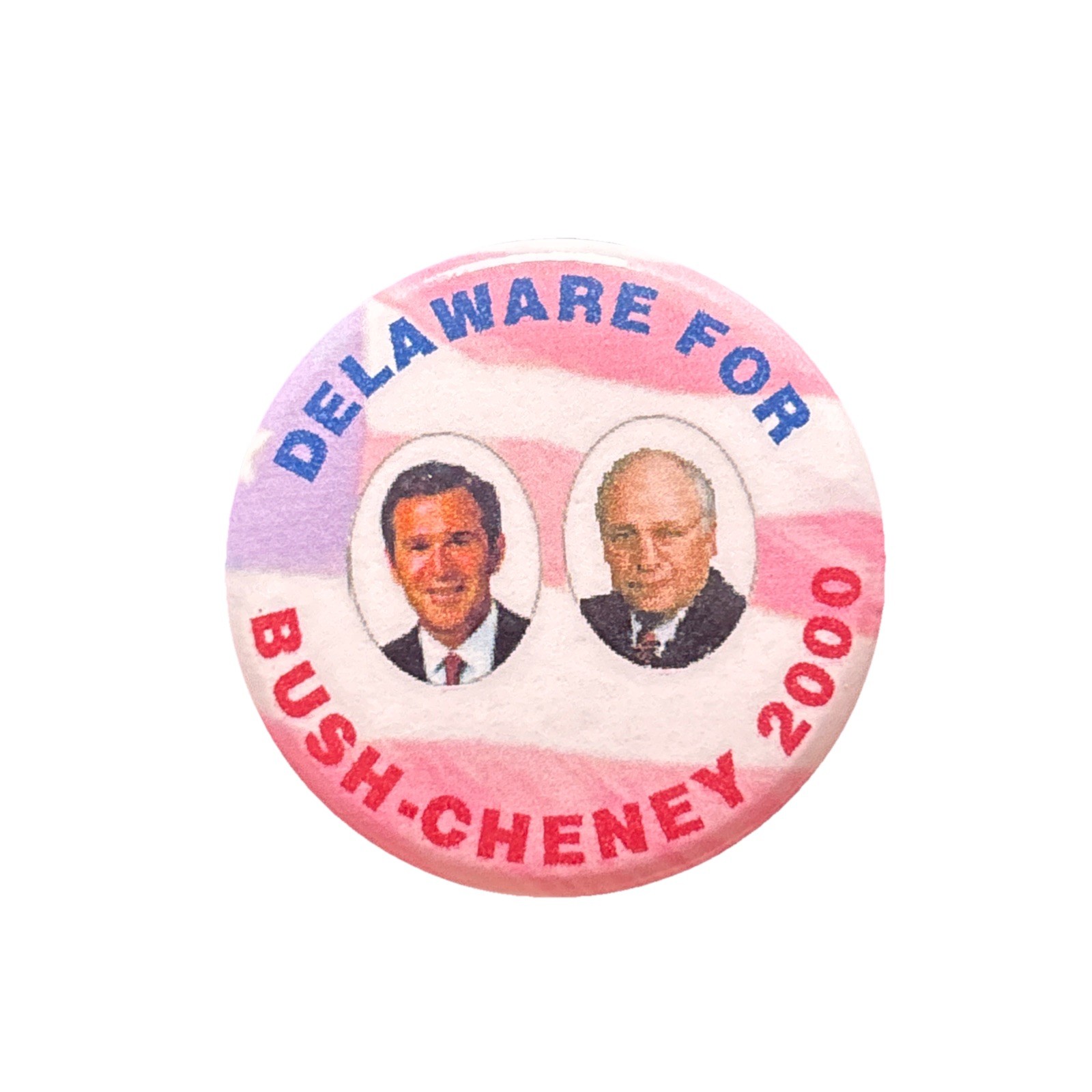2000 George W. Bush for President Delaware Pin 50 State 1.75″ Button Cheney