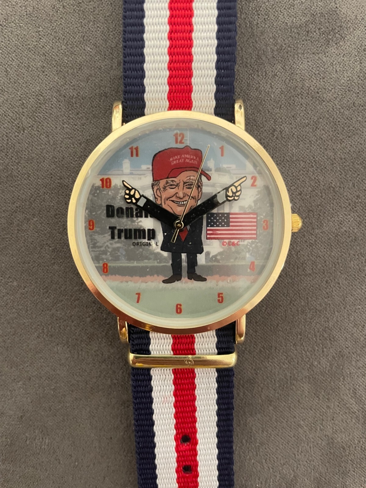 President Donald J. Trump Collectible Caricature Watch