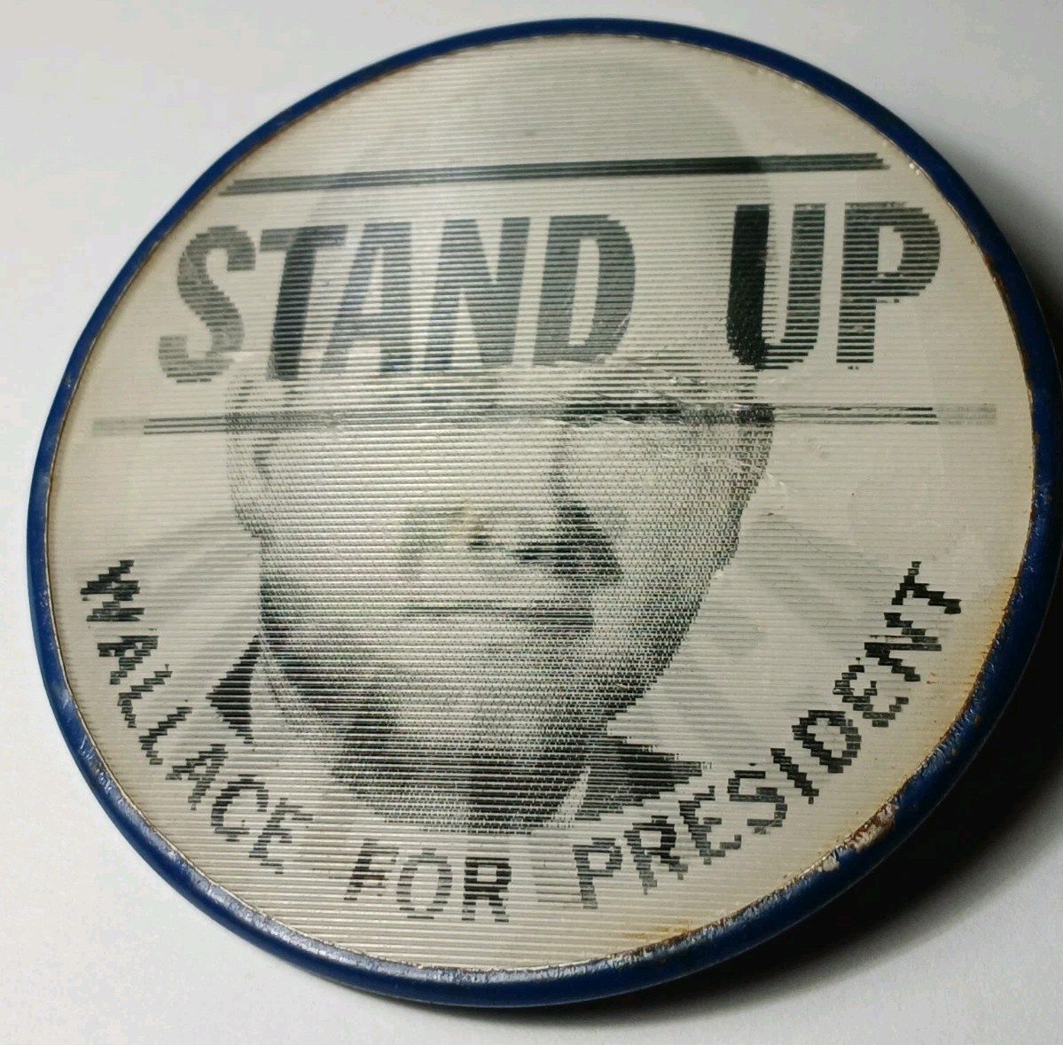 1968 Presidential Campaign button 2.5” flasher lenticular pinback Vintage Pin
