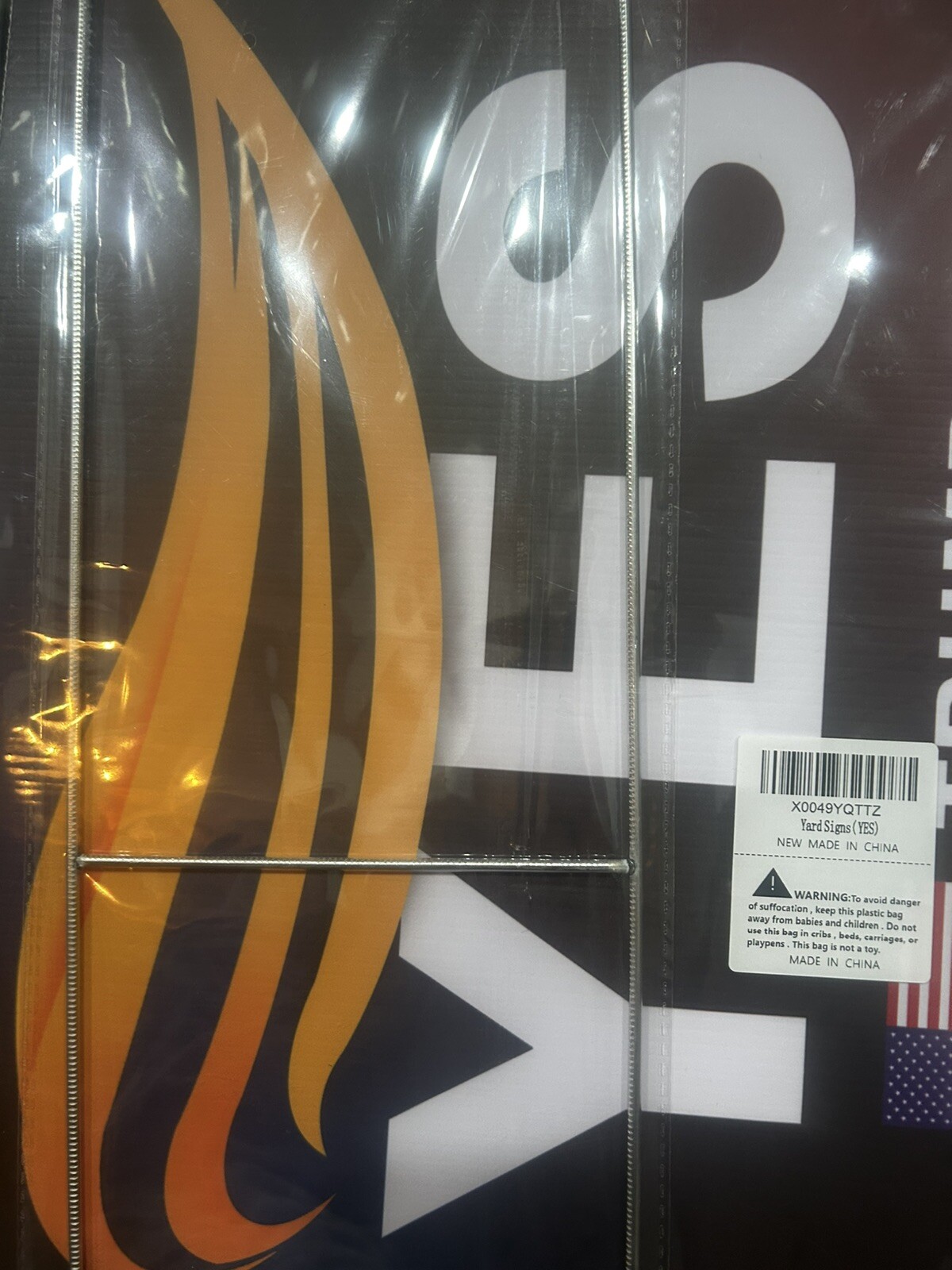 NEW 2 Collectible Trump 2024 Yard Signs 18″x12″, YES Double Sided Fade Resistant