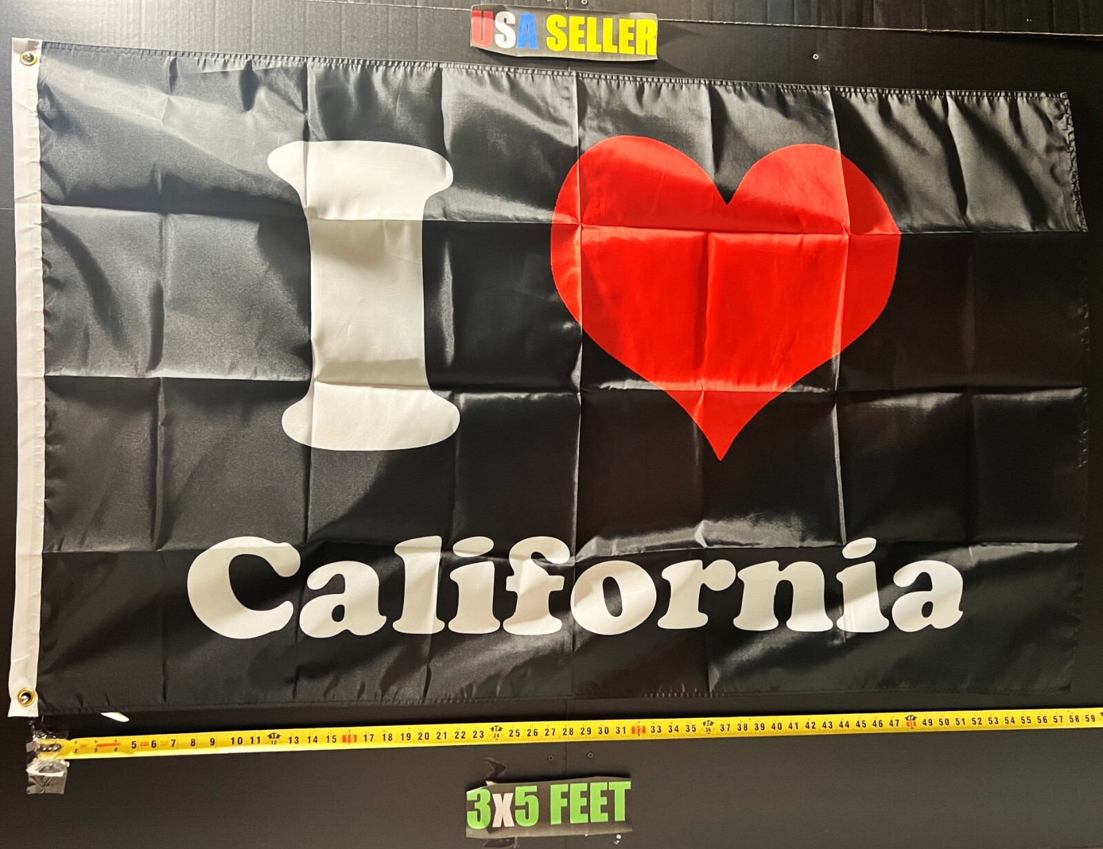 California Flag FREE SHIPPING State Man Cave College Dorm Room Sign USA 3×5′