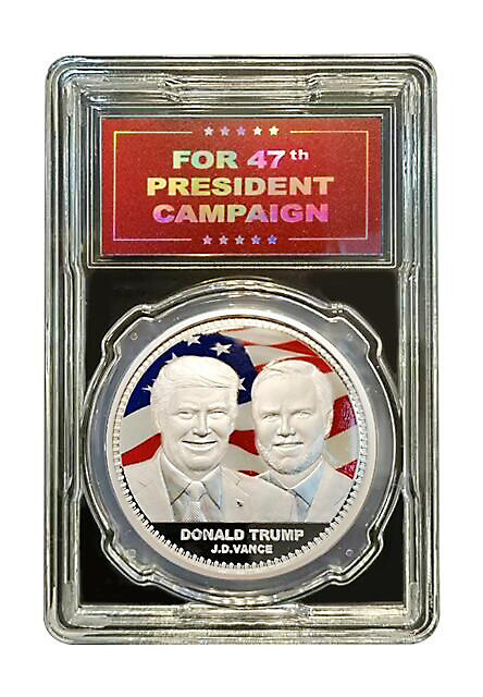 USA 2024 Trump and Vance – 47th Presidential Campaign Commemorative Medal