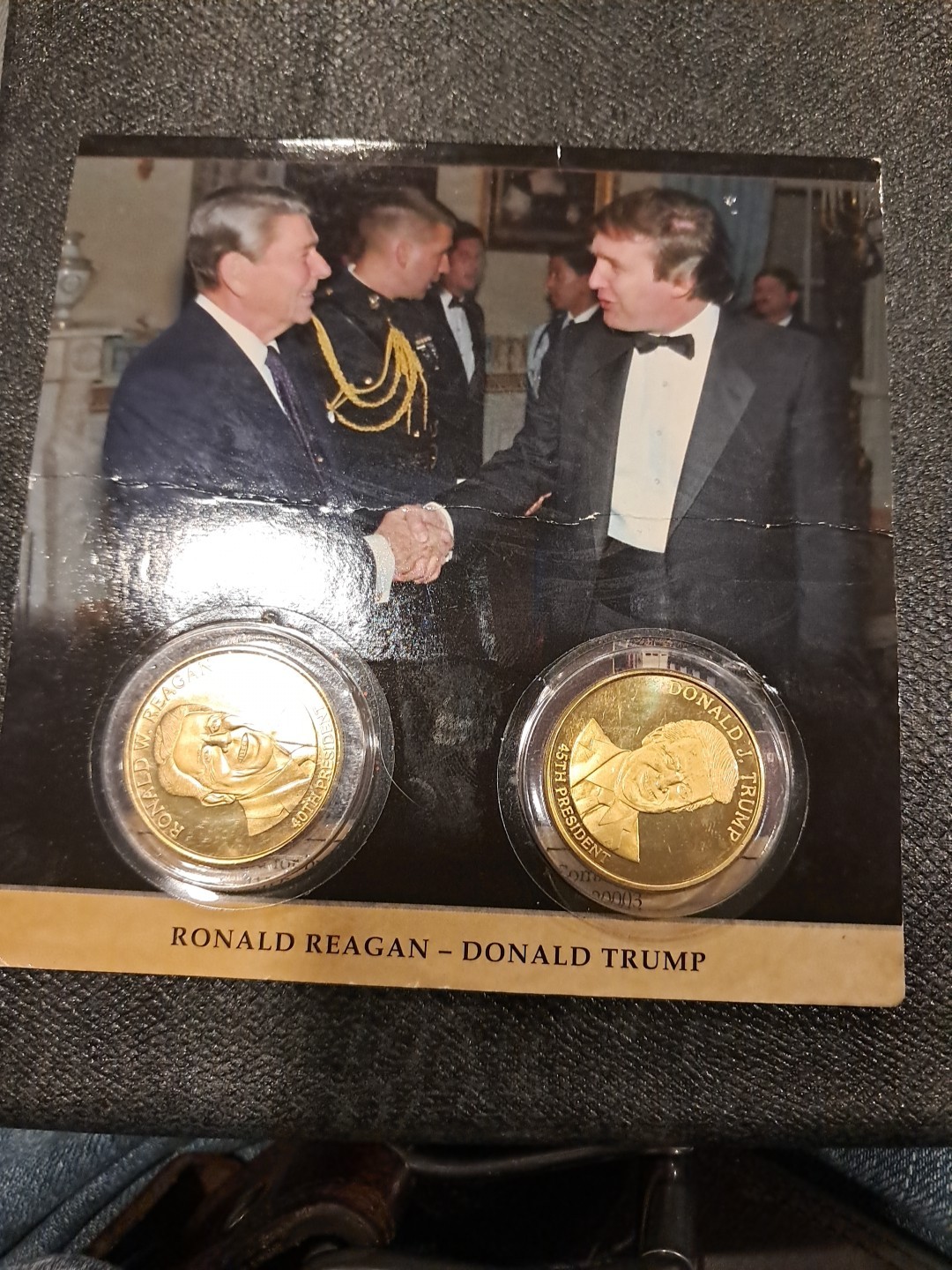 Donald Trump and Ronald Reagan Commemorative Coin Set, Coins of America