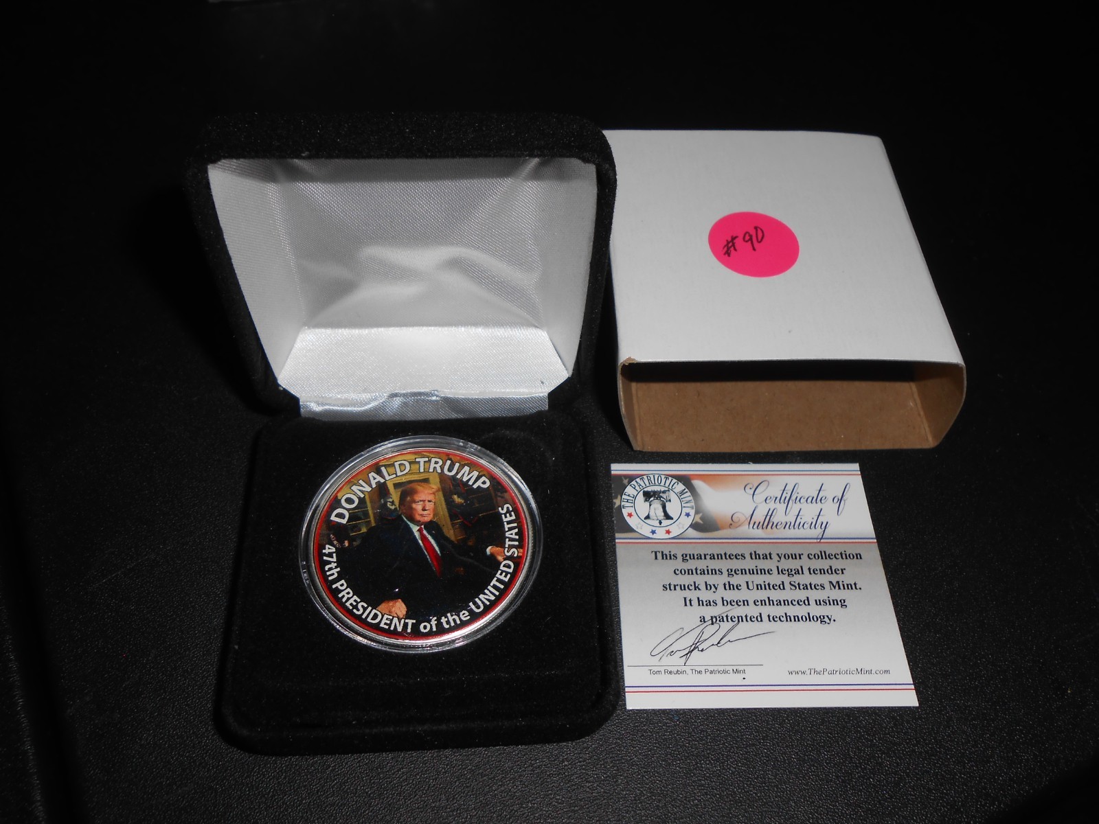 47th President Donald Trump Colorized 1 oz. American Silver Eagle – U.S Mint