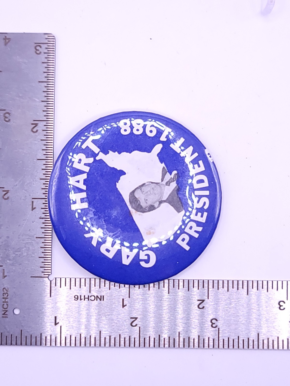 Gary Hart For President 1988 Political Pin Buttons