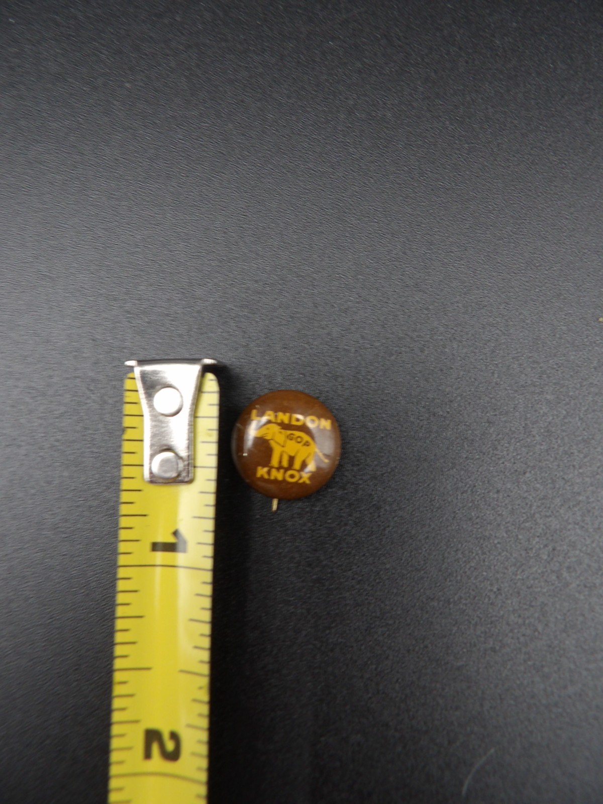 Vintage Landon Knox 1936 GOP Presidential Political Pin
