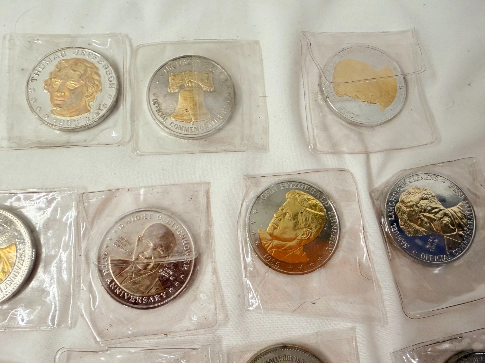Presidential Coin LOT Lincoln Trump Washington Kennedy Roosevelt Truman Patton