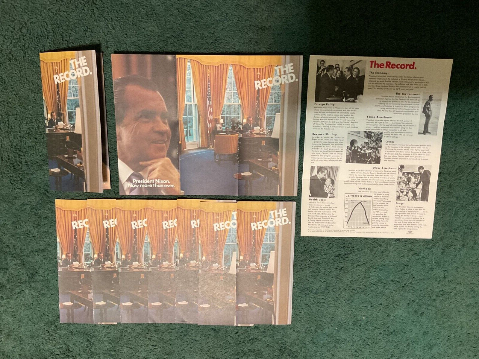 President Richard Nixon (10) Political Pamphlets