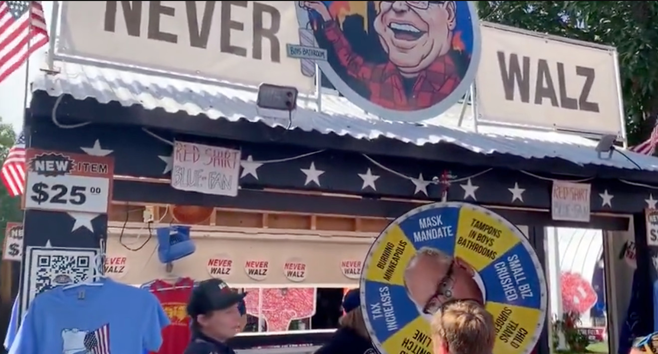 Tim Walz Anti fan Never Walz From Minnesota State Fair Kamala Harris Vp Rare…