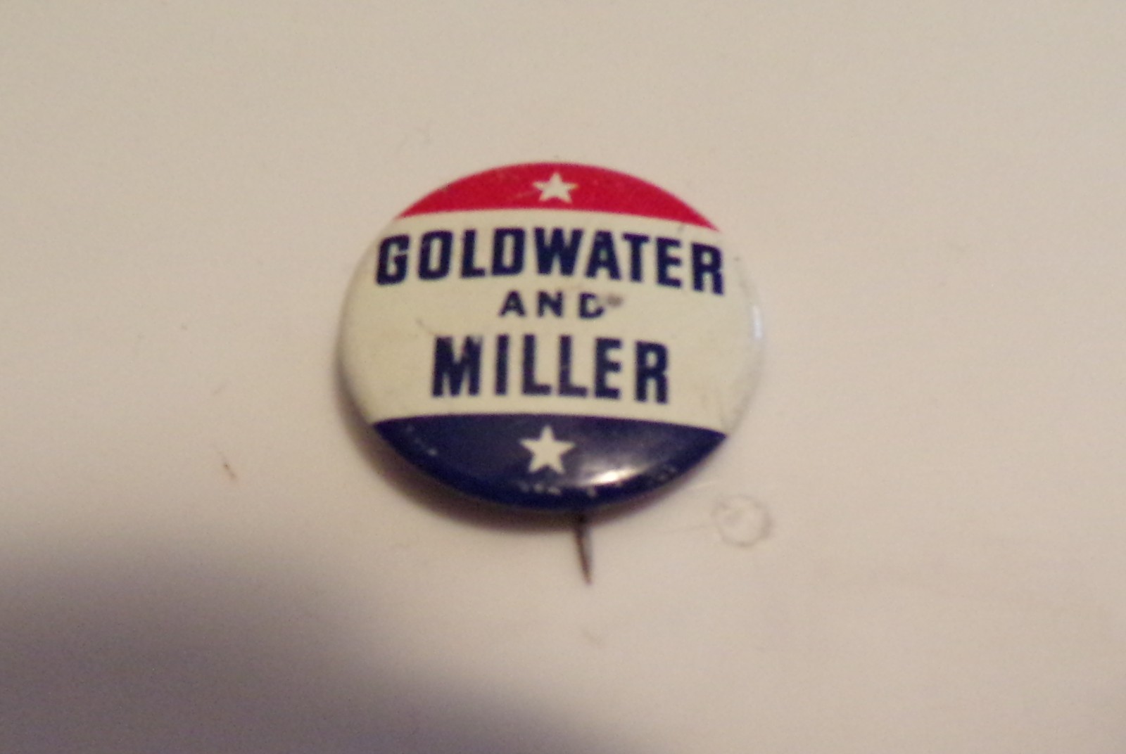 Goldwater and Miller 1964 Presidental Campaign Button Pin