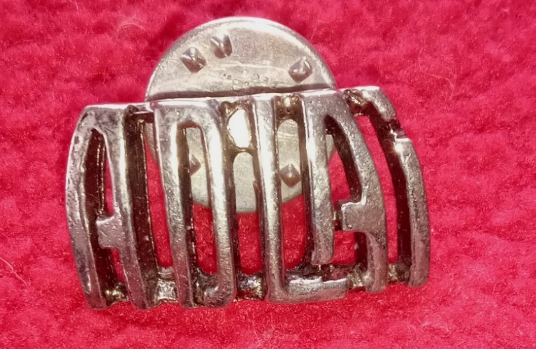 1952 Metal Adlai Stephenson Lapel Campaign Pin Silver Tone Original Political…