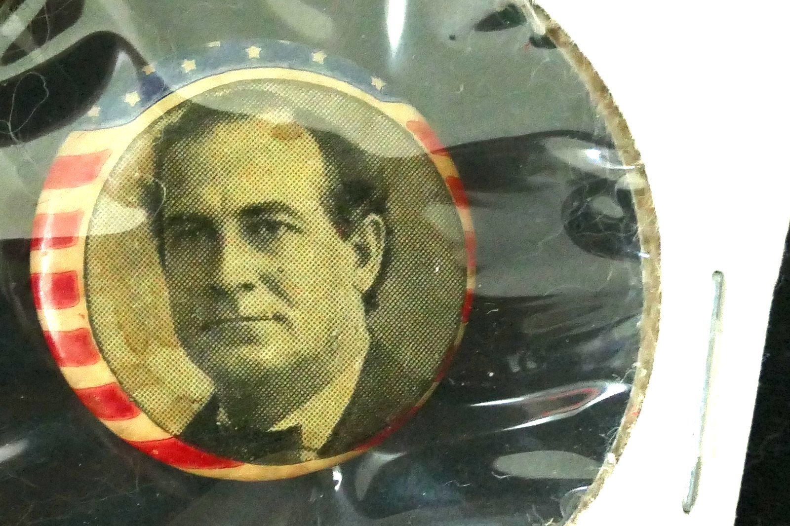 1896 William J. Bryan Celluloid Presidential Campaign Button Pinback Pin 7/8″