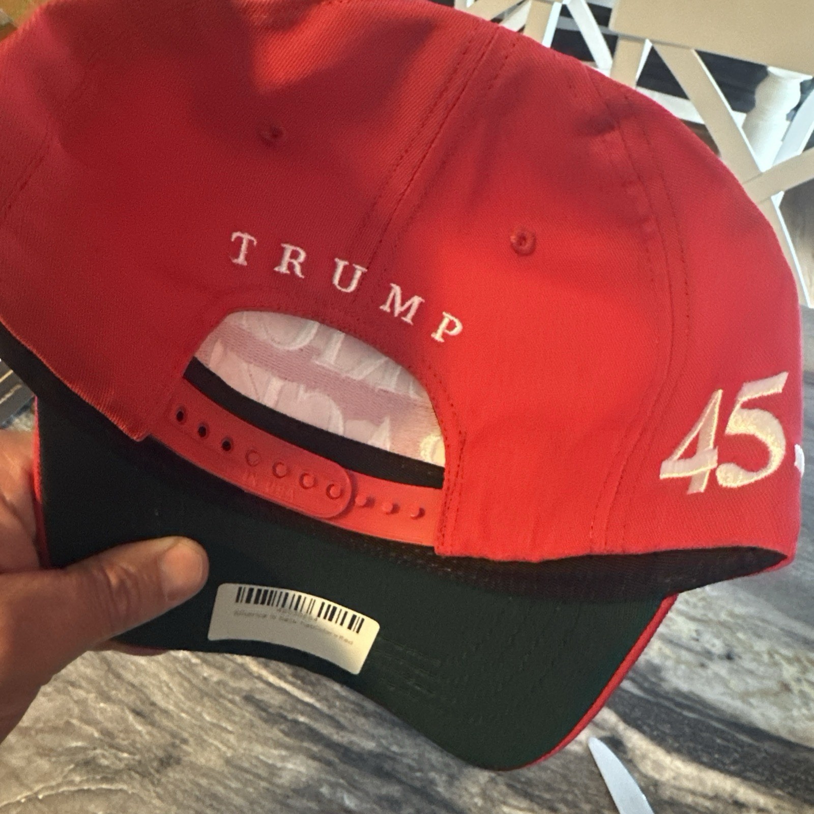 AMERICA IS Back Official Donald Trump RED Cap 45-47 HAT MAGA Cali Fame Authentic