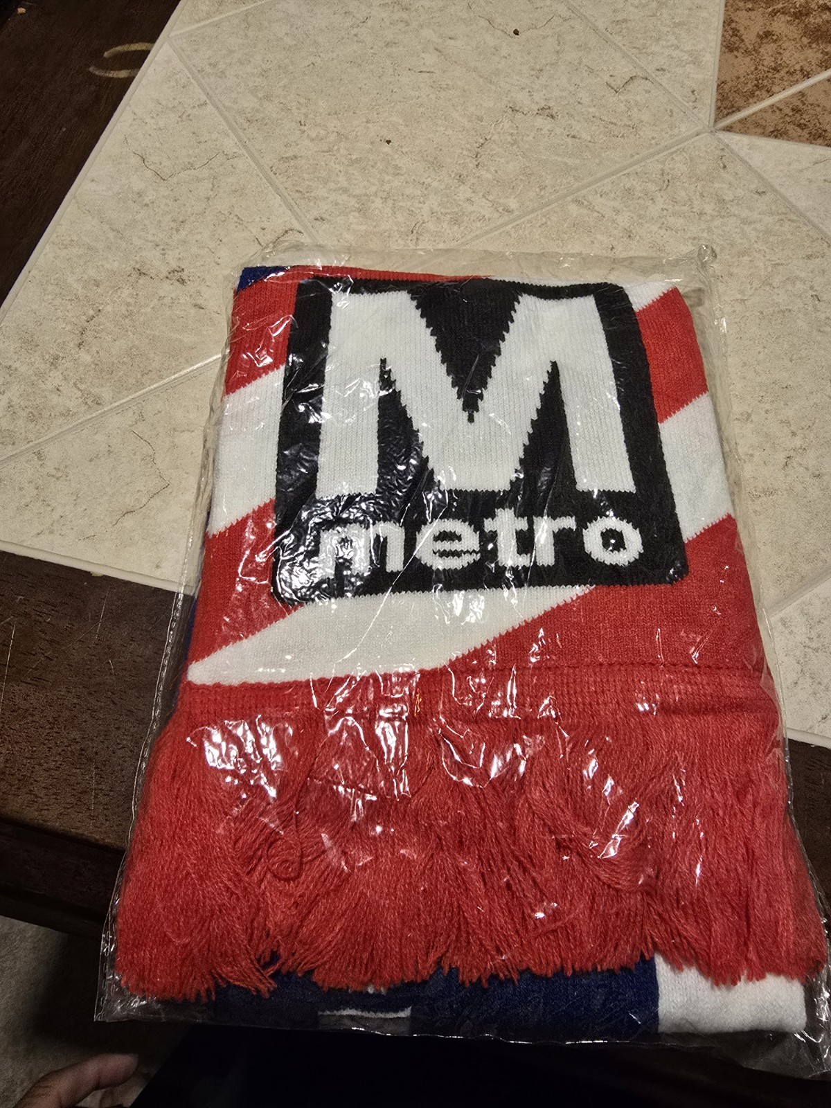 Donald Trump 2025 Inauguration Scarf Metro Edition Rare….