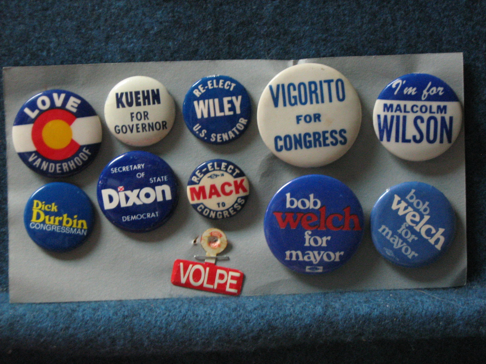 11 Political Campaign Items -Local candidates from Various States