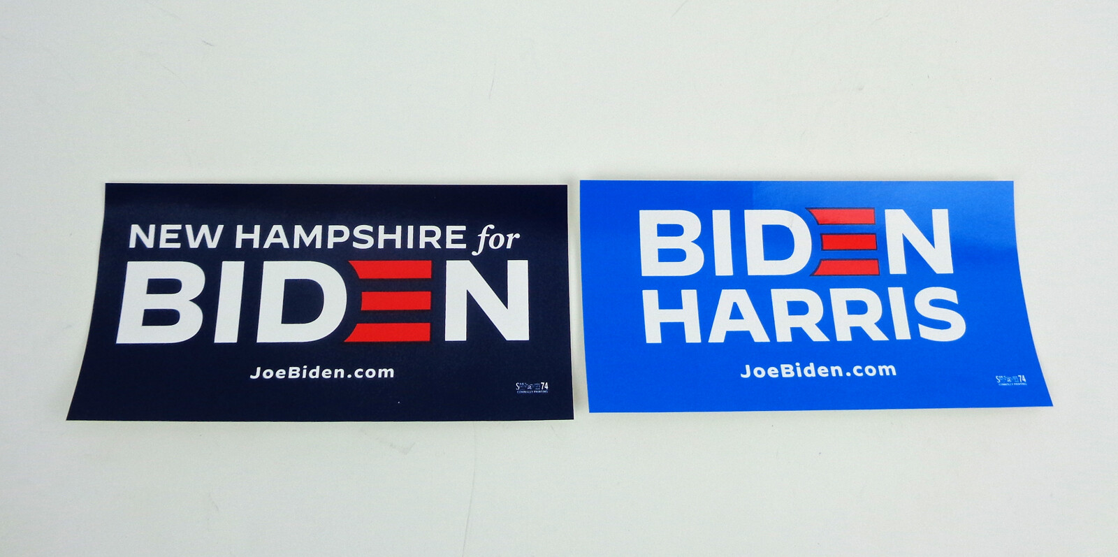(2) Joe Biden & Kamala Harris For President 2020 Official Bumper Sticker Lot