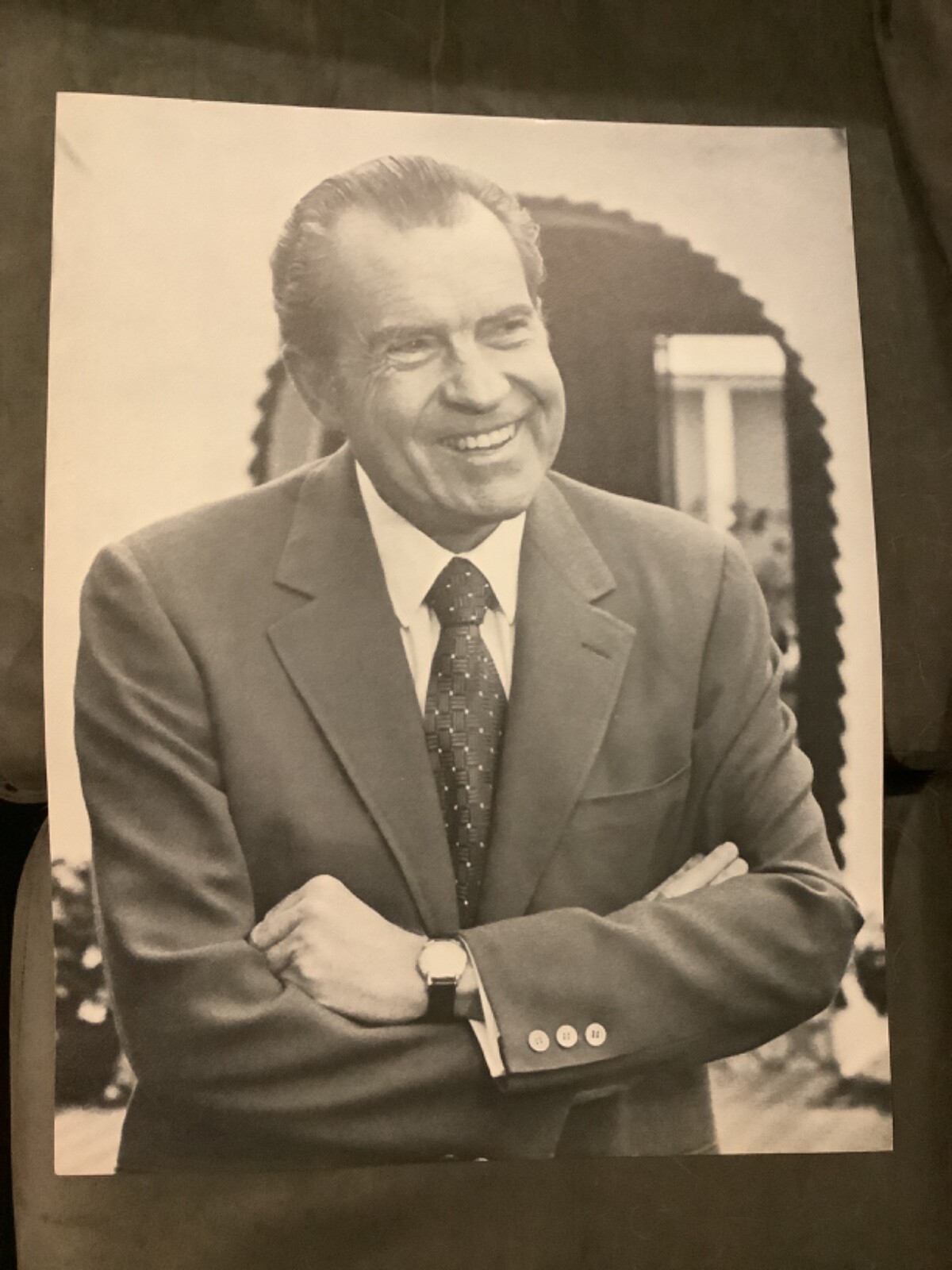 Vintage Richard Nixon portrait campaign poster 17×22 (pebbled coated paper)