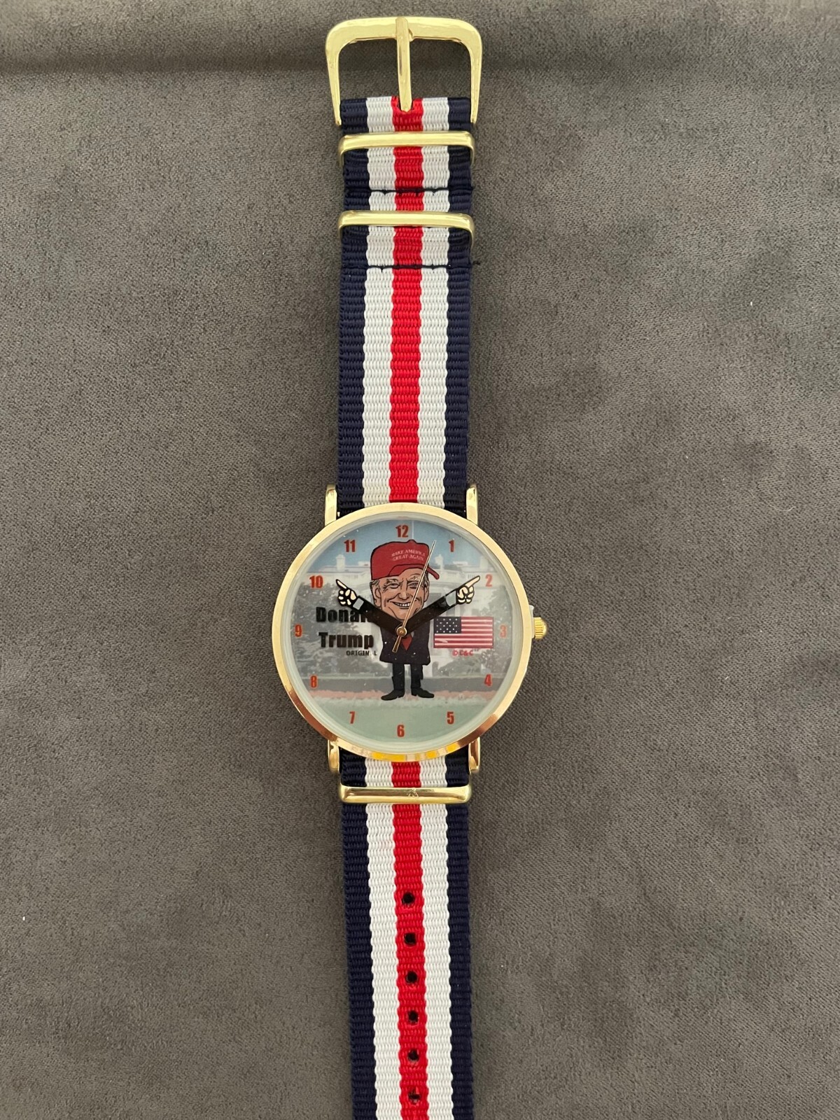 President Donald J. Trump Collectible Caricature Watch