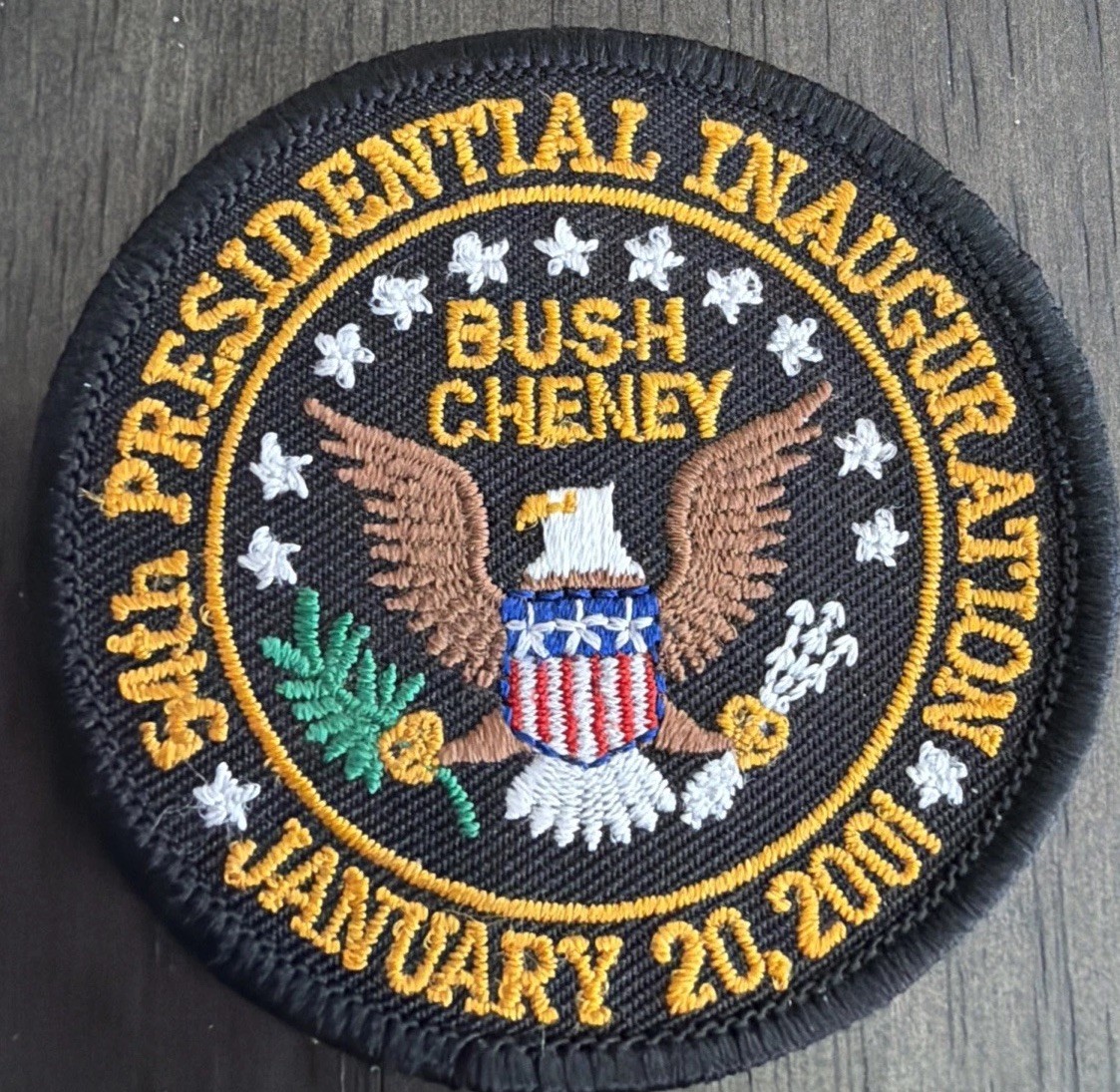 US 54th Presidential Inauguration Bush/Cheney Jan. 20, 2001 Patch (3” Diameter)