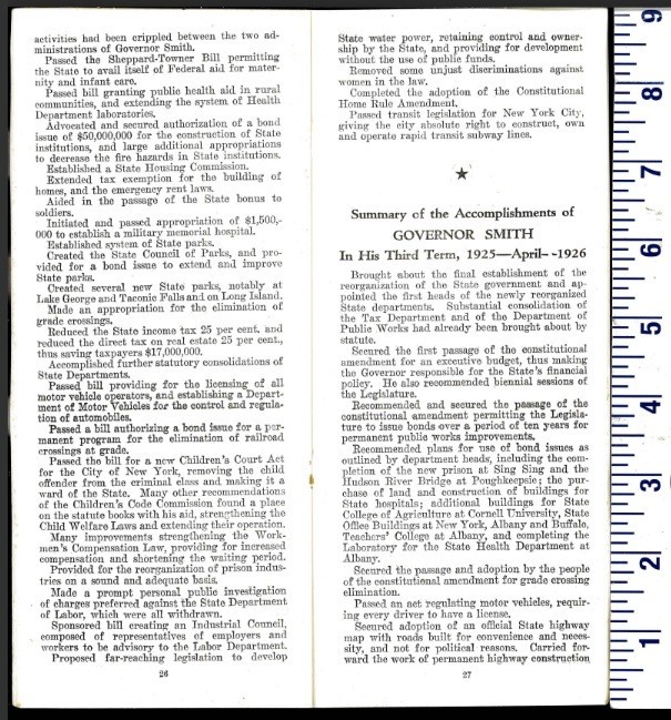 1928 WHAT EVERYBODY WANTS TO KNOW GOV ALFRED SMITH DEMOCRAT NOMINEE HOOVER NY