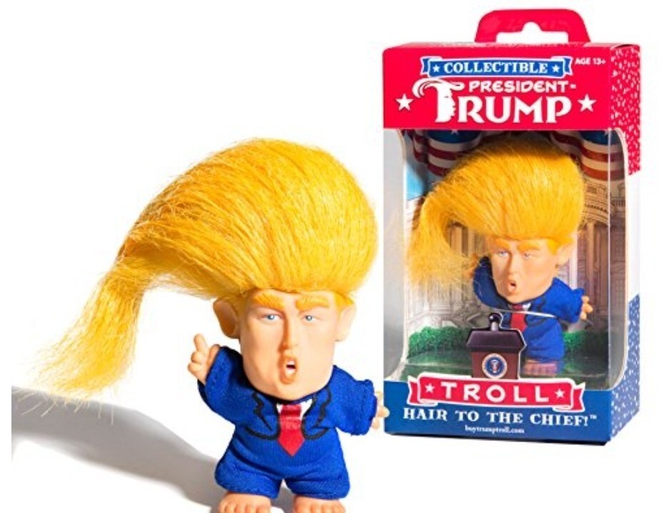 President Donald Trump Troll Hair to the Chief Collectible