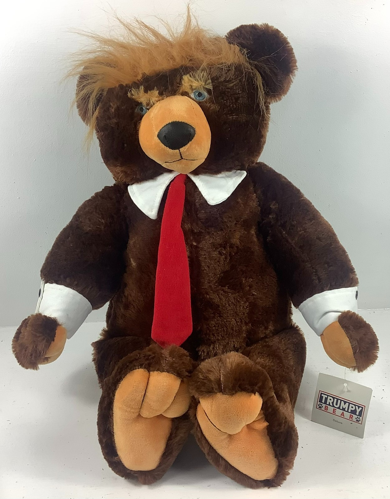 Trumpy Bear Deluxe US Flag Cape Plush Stuffed Animal 25″ President Donald Trump