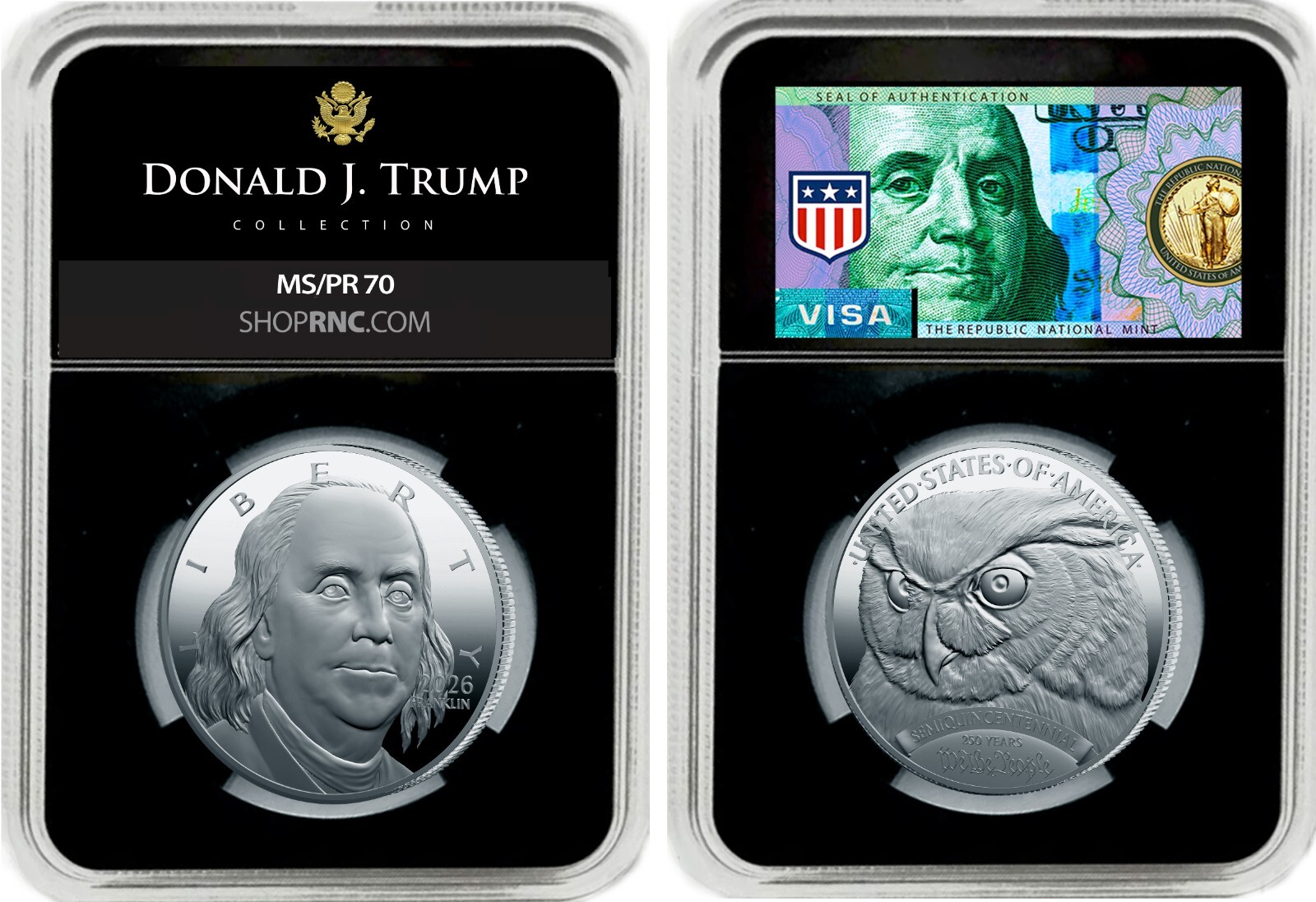 2026 Men of MAGA Patriot Silver Double Eagle Commemorative Set (8 Coins)