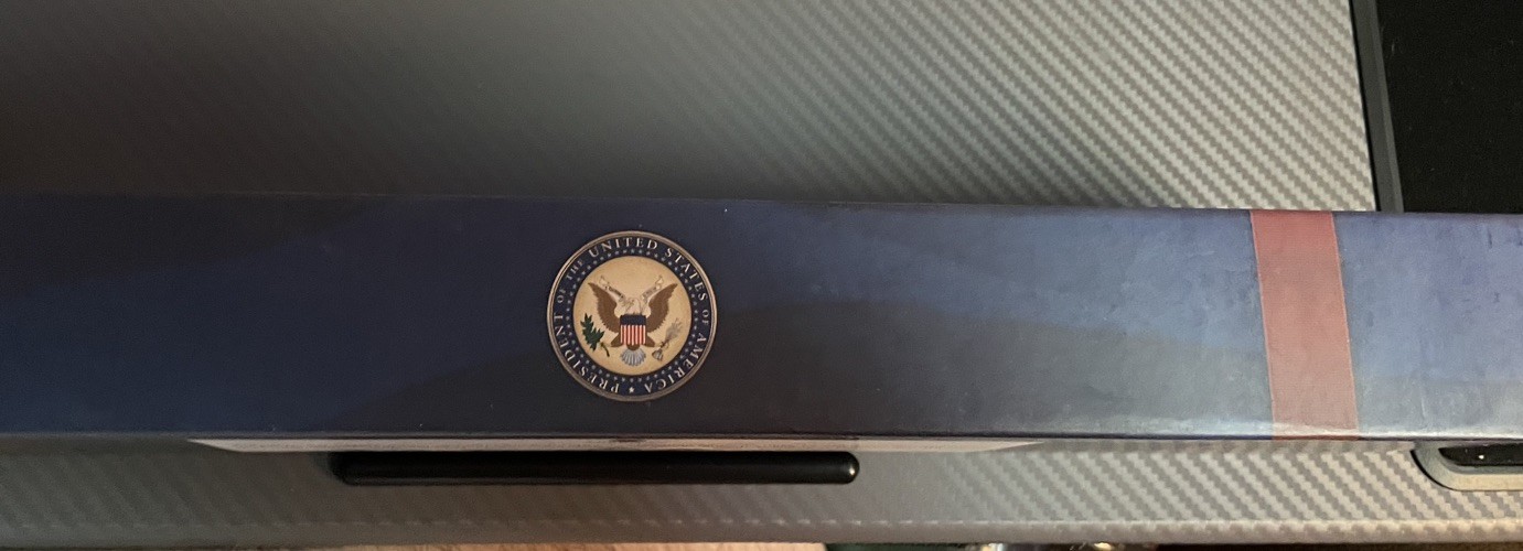 President Donald Trump “We Must Build The Wall” 12.7 inch Bowie Knife New in box