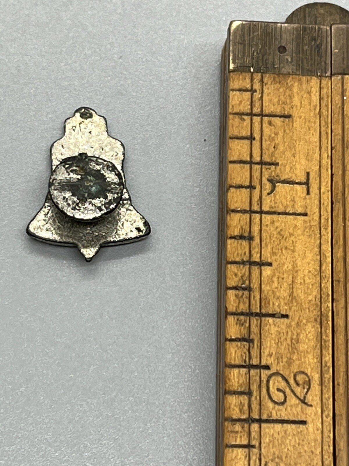 Alf Landon 1936 presidential campaign metal stud GOP Ring It Again Liberty Bell!