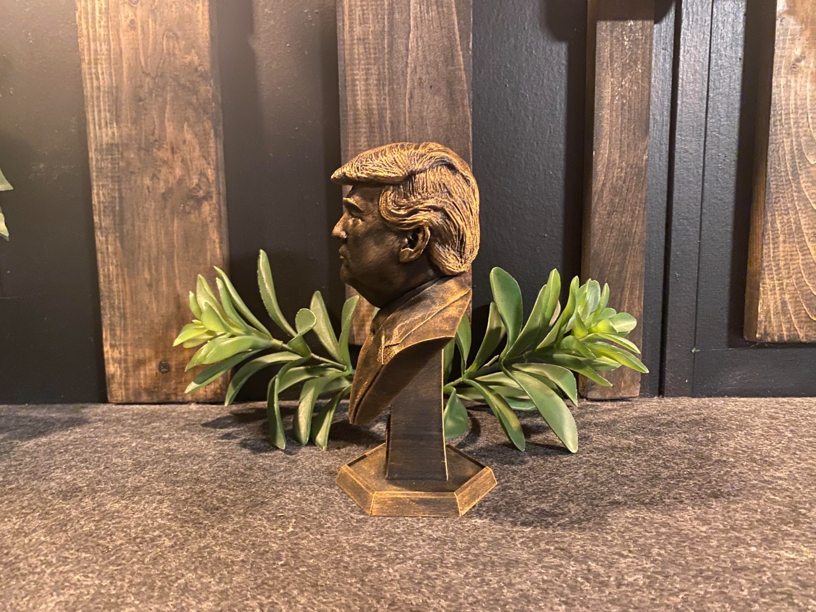 Donald Trump Gold Statue 7 INCHES TALL