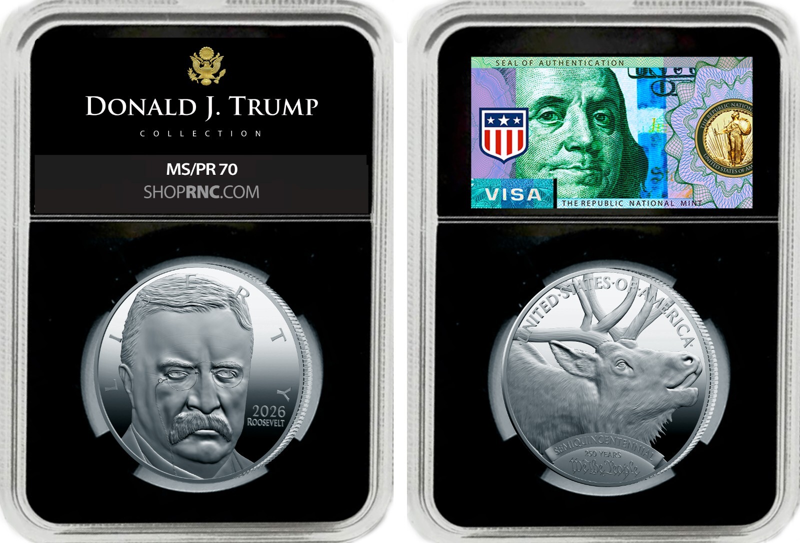 2026 Men of MAGA Patriot Silver Double Eagle Commemorative Set (8 Coins)