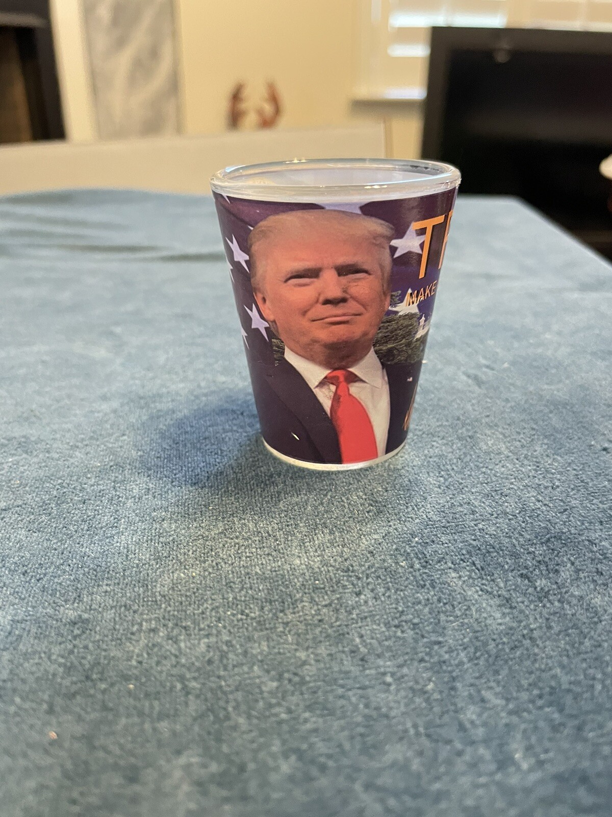 Donald Trump MAGA MAKE AMERICA GREAT AGAIN Shot Glass New. G 2