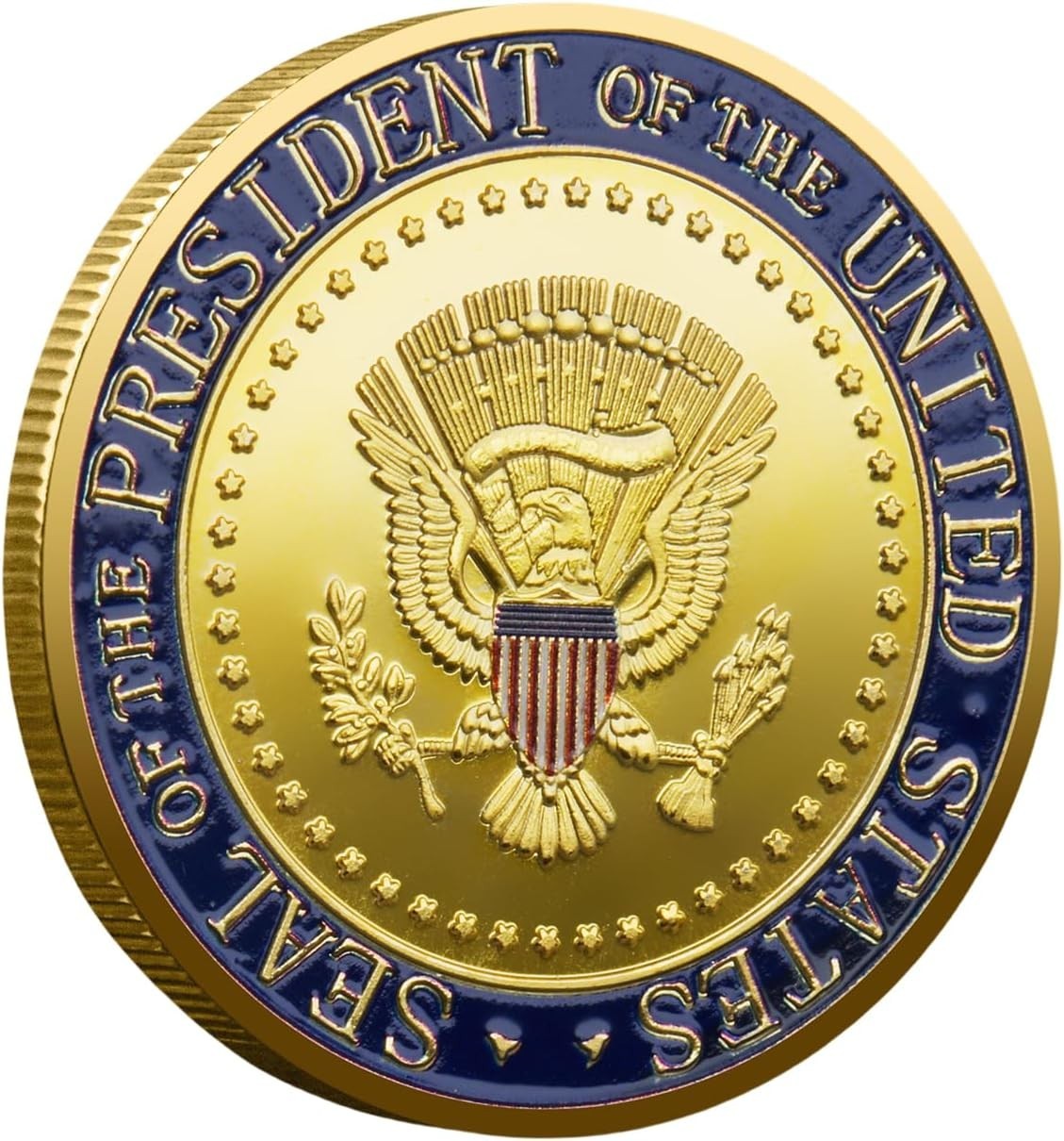 Donald Trump 45Th & 47Th Presidential Inauguration Challenge Coinn – Gold-Plate