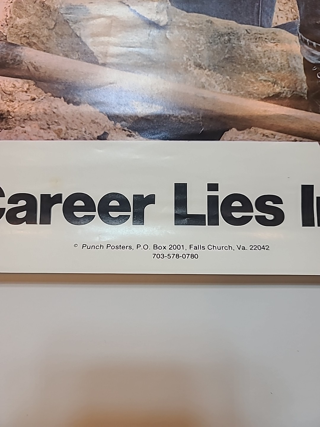 Jimmy Carter Original Vintage Satire Poster – Try Archaeology – 17.5″ X 22.5″
