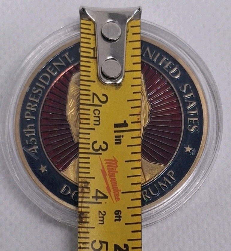 Donald Trump 45th President Challenge Coin Washington DC Presidential Seal