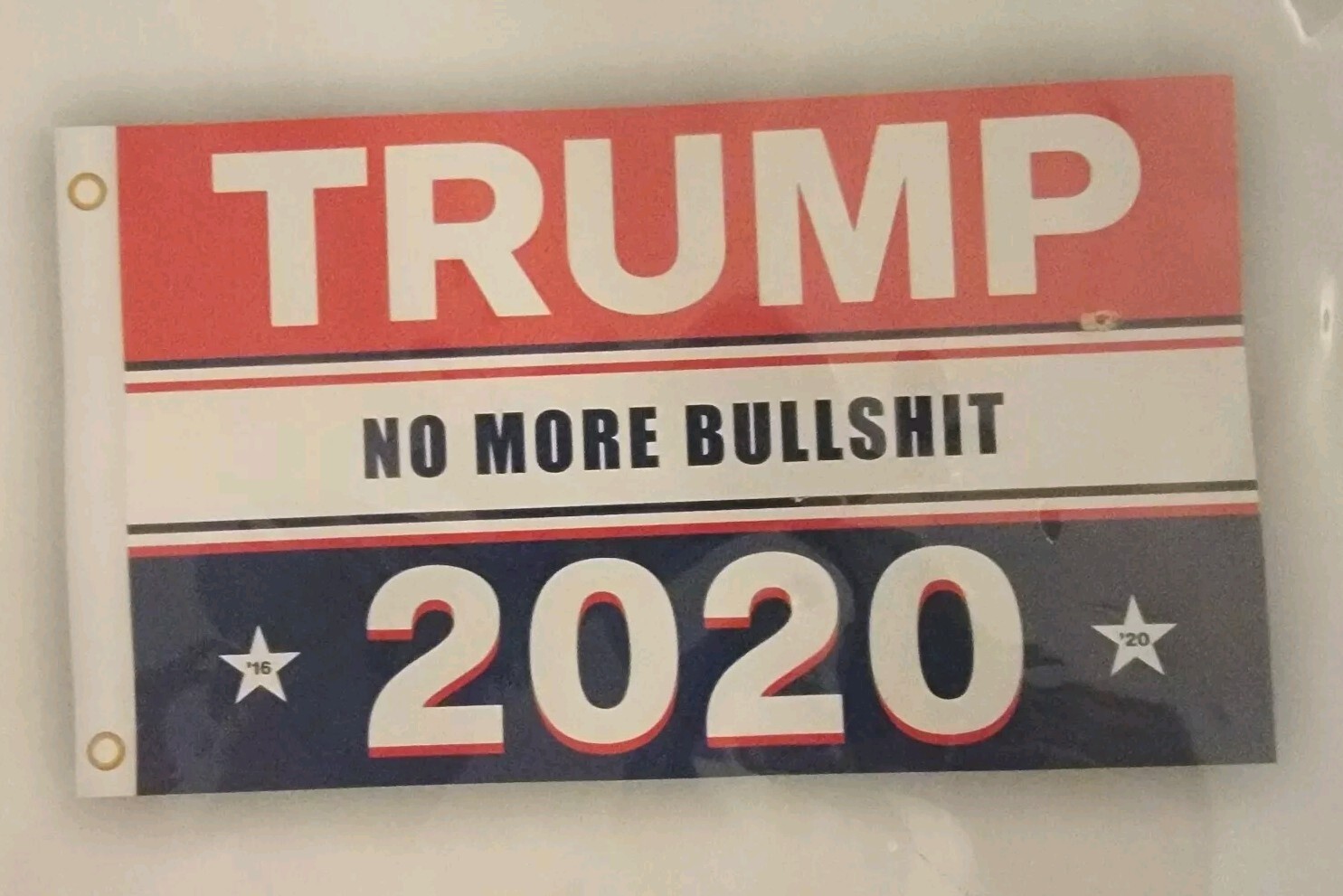 Trump 2020 NO MORE BULLSHIT 3’x5′ Flag