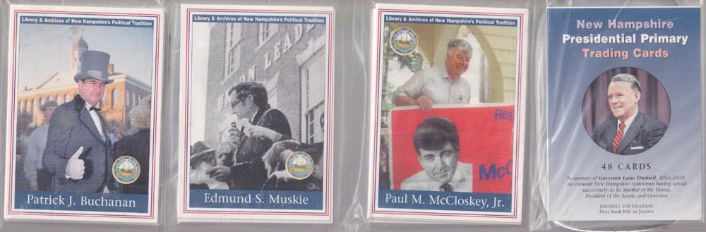 1996 New Hampshire Presidential Primary 48 Trading Cards Unopened 1998