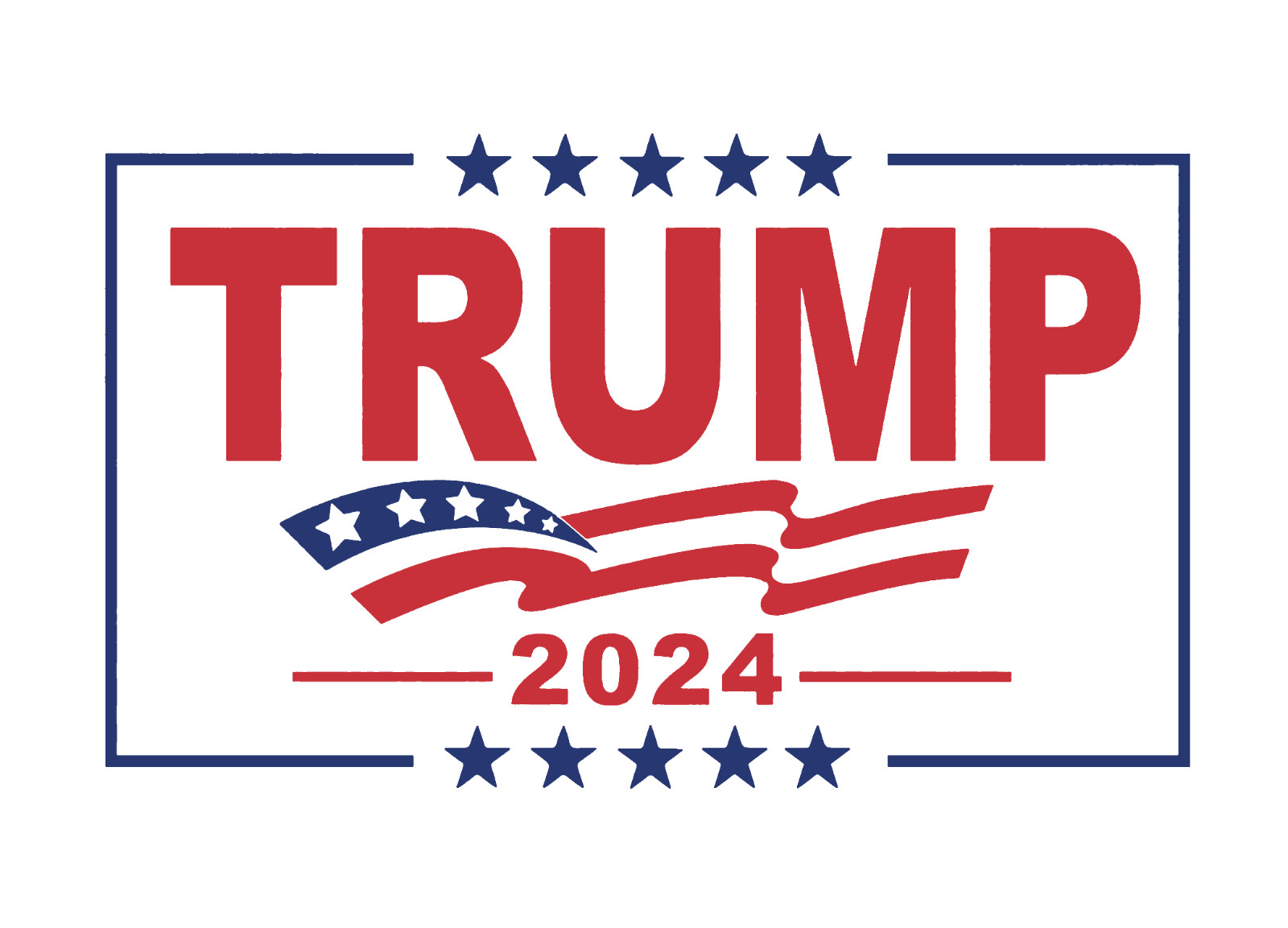 25PCS SET TRUMP 2024 STICKERS TAKE AMERICA BACK DONALD MAGA 2x3in
