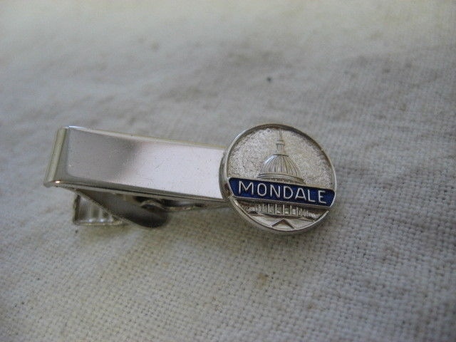 Vintage Walter Mondale 1984 Presidential Campaign Tie Clip US Capitol Dome