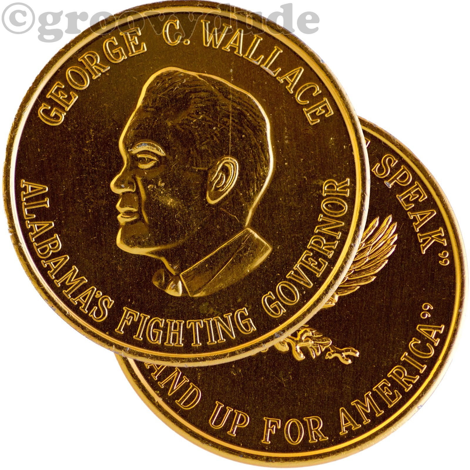 1976 George Wallace For President “Let the People Speak” Campaign Token
