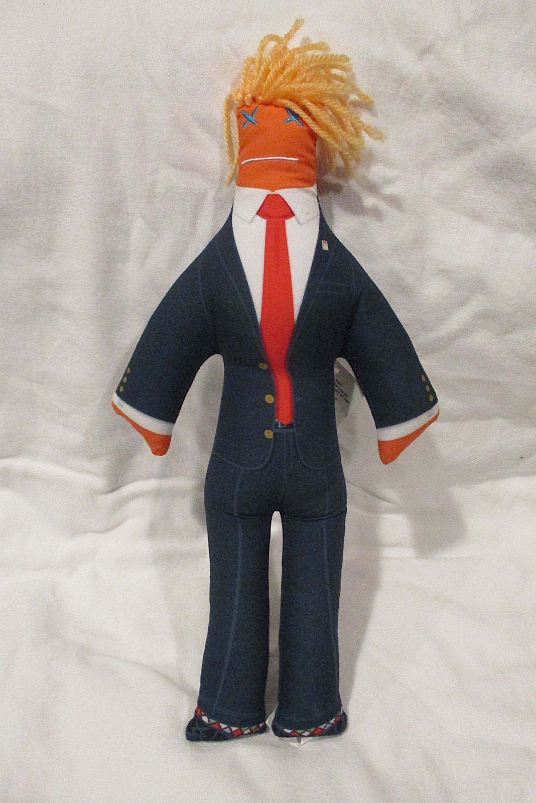 Donald Trump Dammit Doll Plush Stress Relief Gag Gift Orange Hair 13″ Tall NWT