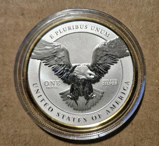 Trump 47th President Limited Edition Victory 1 oz Gold Gilded Silver Coin