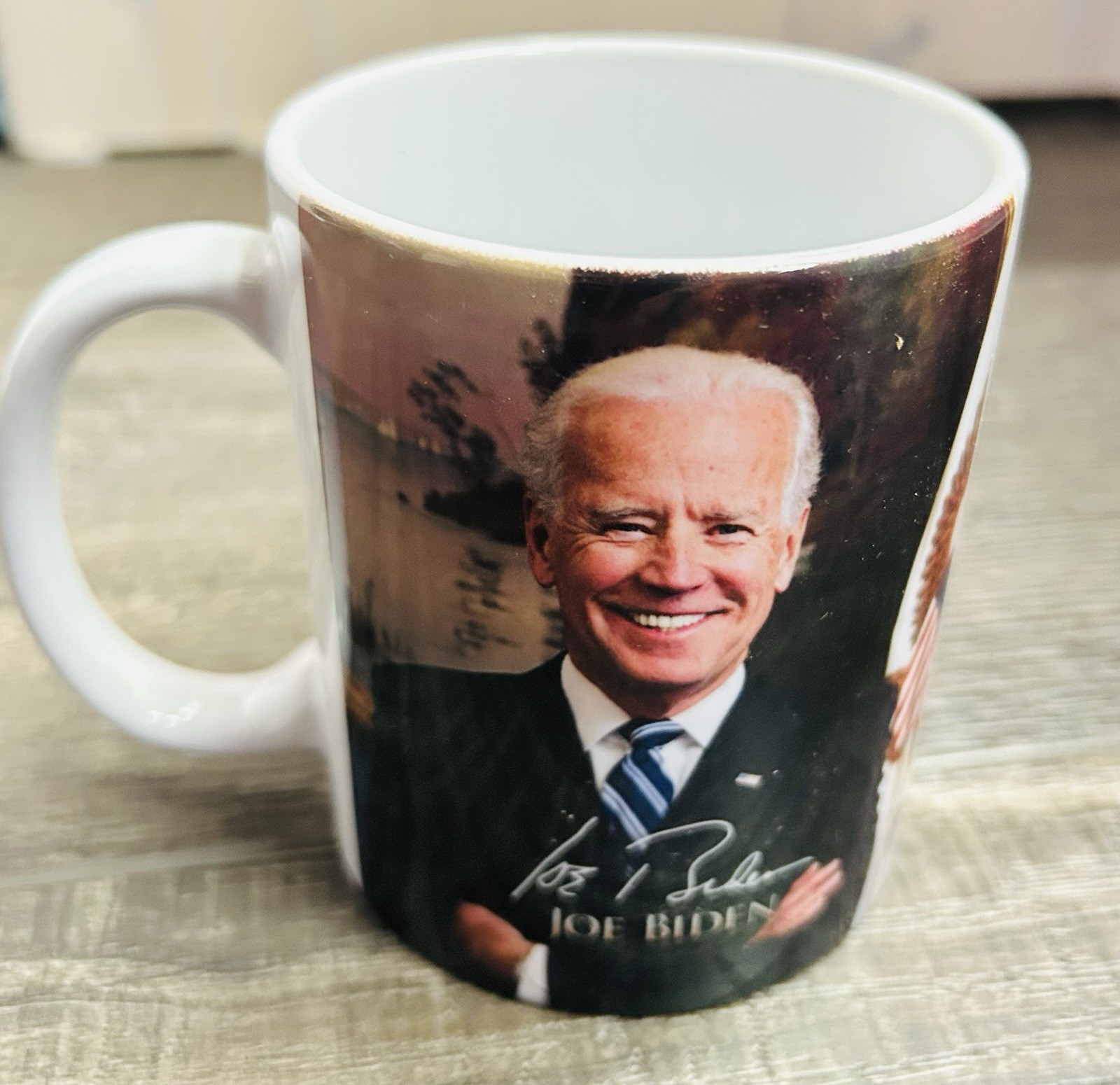 USA 46th President Of US Joe Biden Coffee Cup Tea Mug Double images Portrait