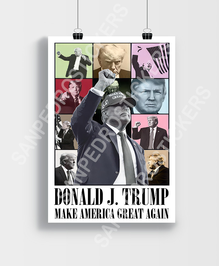 TRUMP VANCE 2024 – Eras Tour 13″ x 19″ Glossy Poster Print – Swifties for Trump
