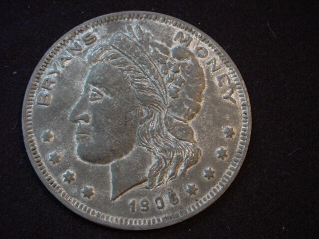 1896 Presidential Campaign, Satirical Bryan’s 16 to 1 Liberty Head Money Piece