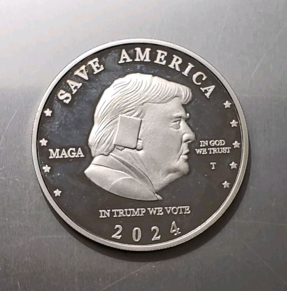 Donald Trump, MAGA, Commemorative Survivors Coin, 2.5″