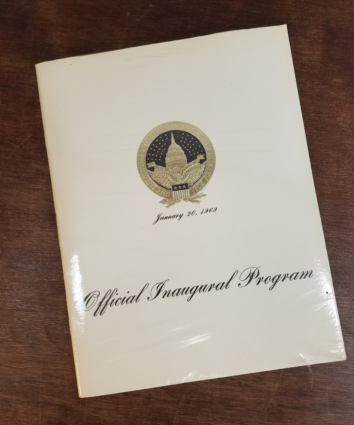 New Unopened Official Inaugural Program January 20,1969 Richard Nixon President
