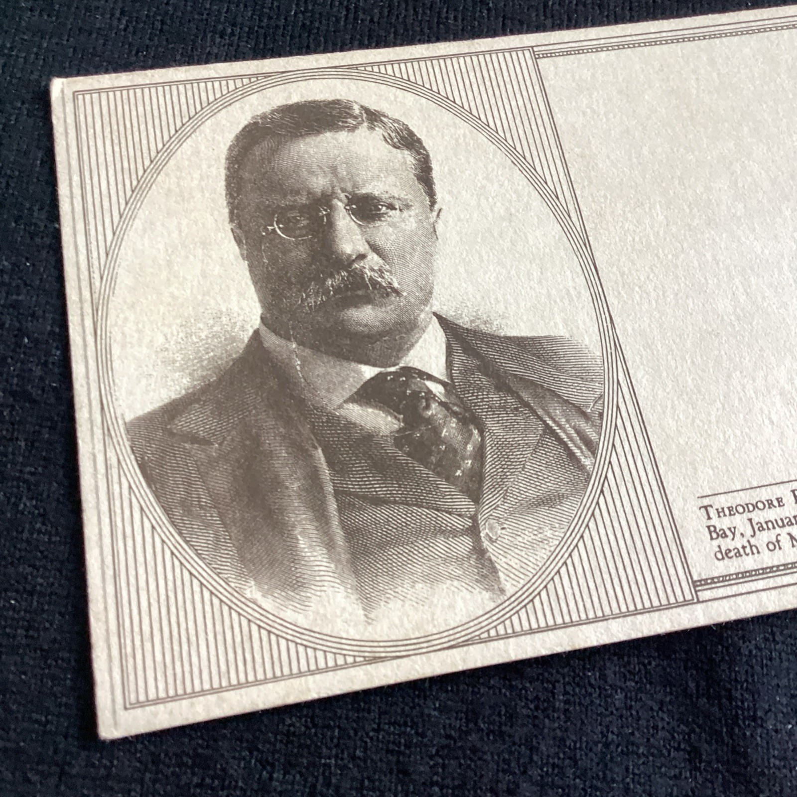 Theodore Roosevelt TR President ink blotter paper campaign political
