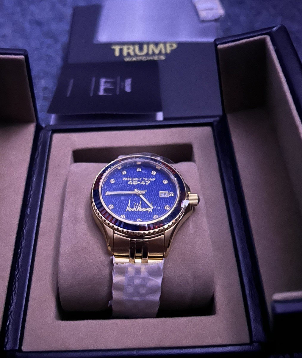 SOLD OUT* President TRUMP VICTORY ULTIMATE JEWEL WATCH IN BLUE